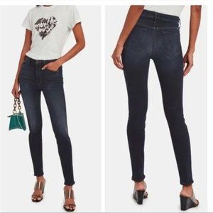 MOTHER High Waist Looker Women's Denim Jeans Size 25 Coffee Tea or Me